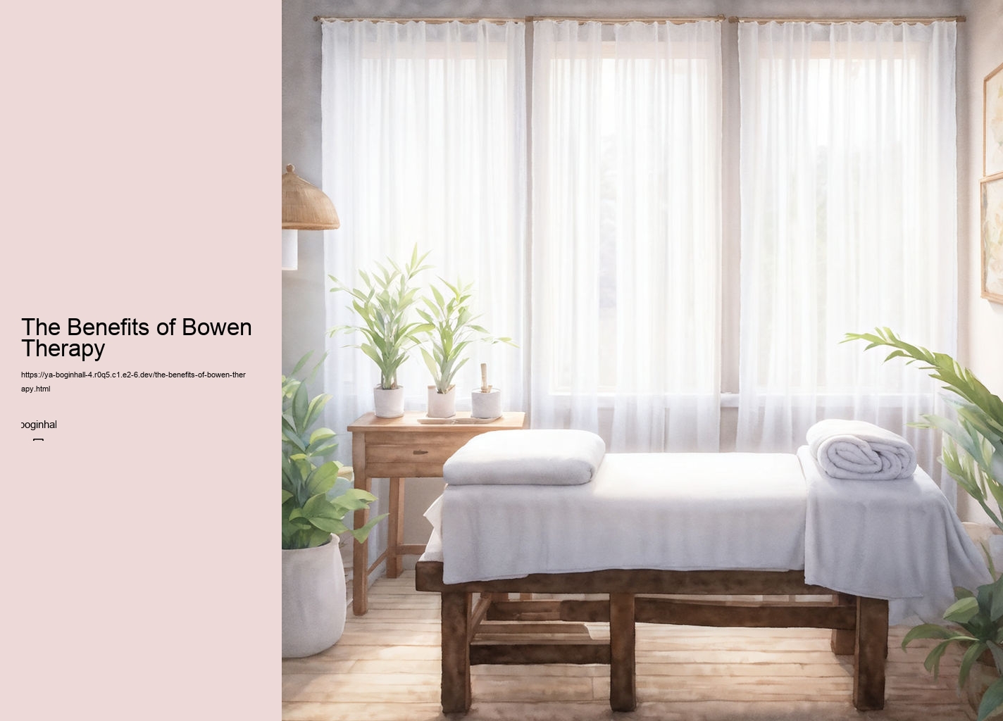 The Benefits of Bowen Therapy